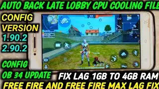 Free Fire Max And Free Fire Lag Fix After Ob34 Update | Ff Max Auto Back Fix | Lag Fix 1Gb 2Gb