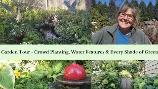 Garden Tour- 'Crowd Planting' NO MULCH-NO WEEDS!