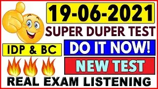 IELTS LISTENING PRACTICE TEST 2021 WITH ANSWERS | 19.06.2021