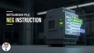 HOW CAN USE (NEG) COMMAND IN MITSUBISHI PLC