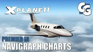 X-Plane 11 - Navigraph Charts & FMS Data - Premier IA - Full Flight (KATL to KCLT)
