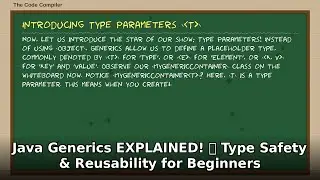 Java Generics EXPLAINED! 🚀 Type Safety & Reusability for Beginners | Java Tutorial