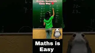 Roman Numerals Easy Way 🔥 | Easy way to learn Roman Numbers #trending #shorts #youtubeshorts #viral