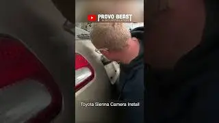 Toyota Sienna Backup Camera Install Short | #shorts #ProvoBeast #backupcamera