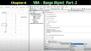 Excel VBA - Part-2 What is Range Object in VBA | Range Object in VBA