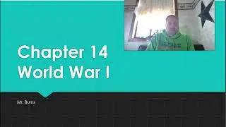 World War I Escape Room Video for Mr. Burns