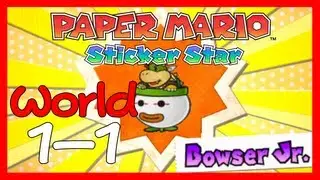 Paper Mario: Sticker Star - [W1-1 - Warm Fuzzy Plains]