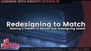 Redesigning to Match: Making a Pattern in Zbrush [EP15]