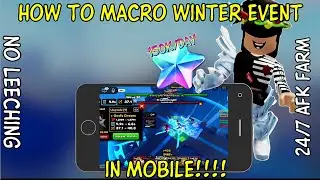 Anime Adventures: How to Macro Winter Event on Mobile! (150K+/Day AFK Guide)