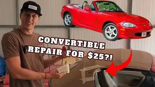 How To Repair Convertible Top Tear For $25