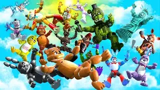 GMOD • All FNAF Animatronics • Legendary Ragdolls (Five Nights at Freddy's)