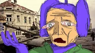 Tinky Winky witnesses Dipsy die durring the Battle of Vukovar │ Circa 1991 │