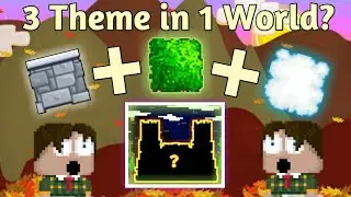 3 THEME IN ONE MAIN WORLD !!! | Growtopia Main World