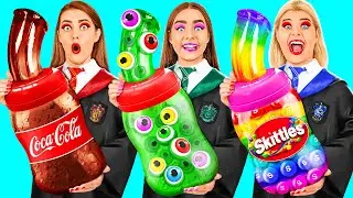 Hogwarts Desafio De Culinária | Truques e Gadgets Secretos Fáceis por RaPaPa Challenge