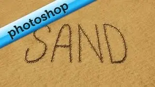 How to make sand text effect in photoshop