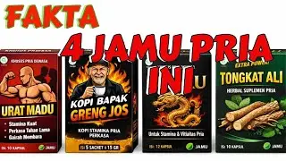 FAKTA 4 Jamu Herbal Untuk Pria | MANFAAT, RISIKO & STATUS BPOM