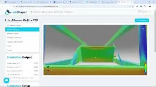 Simulación CFD de diseño de bomba de agua en espiral, cortesia de Airshaper de Suiza