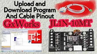 How to JL1N-10Mt Plc Connect With Pc And Upload And Download Program With Gx Work