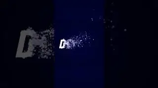 Text Particle Dissolve