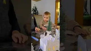 🌲Выставляем стены рождественского домика