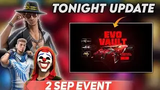 TONIGHT UPDATE 😍 FF2 TECH !! 2 SEPTEMBER UPCOMING NEW EVENT 🥵 FREE FIRE