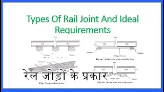 Types of Railway Tracks Joints    रेल जोड़ों के प्रकार #CivilEngineering @Railways