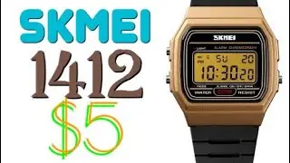 SKMEI 1412 (CASIO FW-91  $5 homage)
