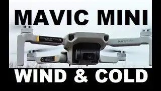 DJI MAVIC MINI 1st Real Flight over 1600 meter LOOK AT APP AND CAMERA high wind COLD TEMP