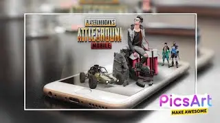 PUBG GAME-PicsArt 3D photo EDITING😘||PUBG Lover Specal Editing tutorial||Sk editor. by sk editor 2m