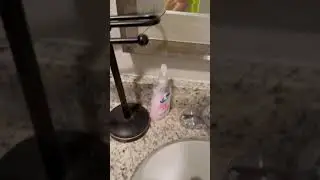 Throwing Toilet Paper At A Mirror