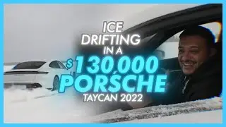 ICE DRIFTING in a $130,000 Porsche Taycan 2022 | Watch Anish Drift Fails