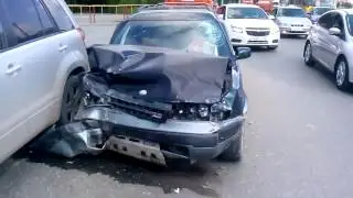 ДТП на перекрестке Широтная-Ткацкая