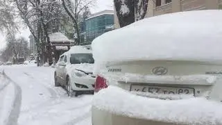 Симферополь утром 13-го февраля 2021.