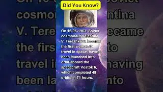 #shortsvideo #science #space First Women in Space@FactsSpeak2