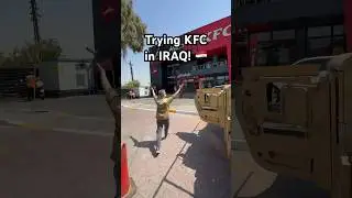 Trying KFC in Iraq! #iraq #baghdad #travelvlog #kfc #travel