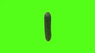 Timun Green screen effect no coppyright - Fruits green screen effect