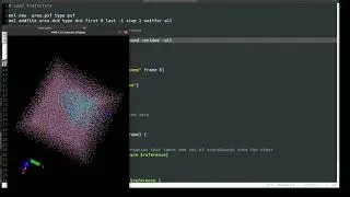 VMD data analysis automatization (part1): Load, wrap, align, and calculate RMSD of trajectory
