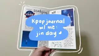 kpop journal with me | seokjin day