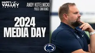 Andy Kotelnicki talks #PennState Media Day 2024 -- #PennState Nittany Lions Football