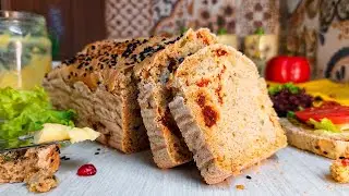 ХЛЕБ Домашний  БЕЗ ЯИЦ И ГЛЮТЕНА Полезный и Простой рецепт  Homemade Gluten-Free and Egg-Free Bread