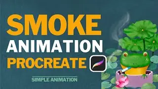 Step by Step Smoke Animation in Procreate | Easy Steps #procreateanimation