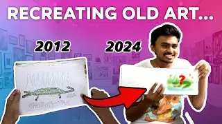 Recreating my 12 YEAR OLD Drawings!