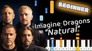 Learn To Play Natural Imagine Dragons on Piano! (Beginner)