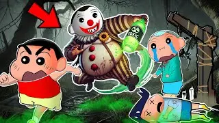 Bochan Became The Killer Clown In DBD 😱🔥 | Shinchan Playing Dead By Daylight | Funny Game 😂