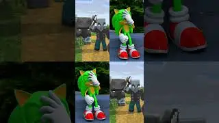 Sonic bring the whole Gang vs Original #funnyshorts #sonic #animatedfilm