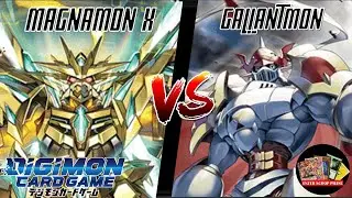 Magnamon X Antibody VS Gallantmon | Digimon TCG Gameplay