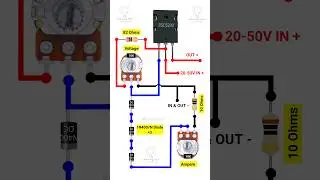 Voltage and Ampere regulator circuit #shorts #viral #diy
