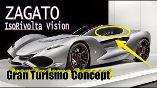 AMAZING.! IsoRivolta Zagato Vision | Gran Turismo Unveiled : is Designed for Virtual And Real Worlds
