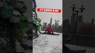 Watch my new “Yoga Anywhere even on the icy snow” video ❤️ #yoga #yogalife #yogateacher #stretching