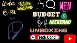NEW BUDGET🤯 NECKBAND🎧 UNDER 500✨💯... VALUE🌠 FOR MONEY💰??500 RS में इस NECKBAND में इतनी चीजें 🤯💯✨